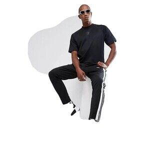 NWT Adidas Originals Chicago Pack Taped Nova SS Sweat In Black BS4495